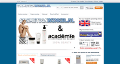 Desktop Screenshot of cosmeticawinkel.nl